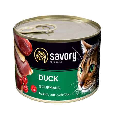 Savory Cat Adult Duck 200 г